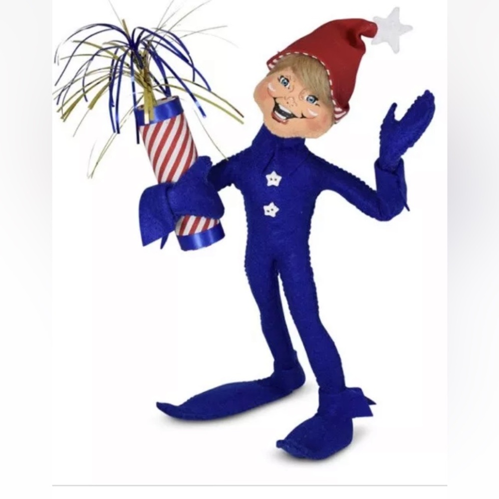 2022 Annalee 12" Firecracker Elf Patriotic July 4th Independence Day 261222